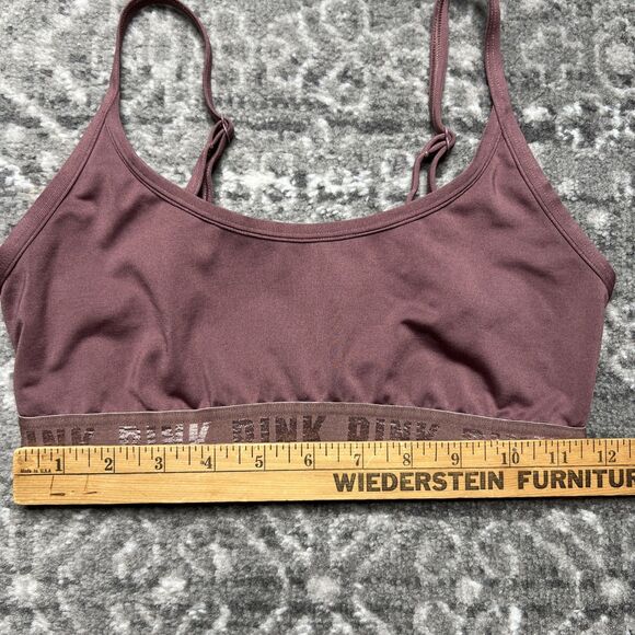 Victorias Secret PINK Bralette Small Mauve Pink Unlined Pullover Comfort - Picture 4 of 4